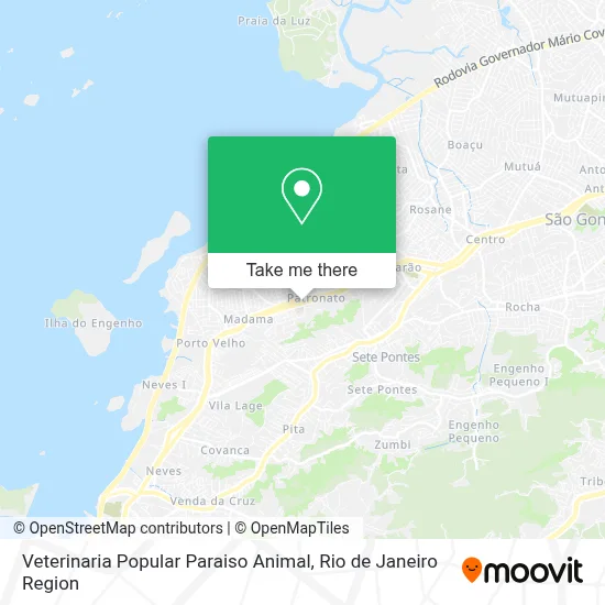 Veterinaria Popular Paraiso Animal map