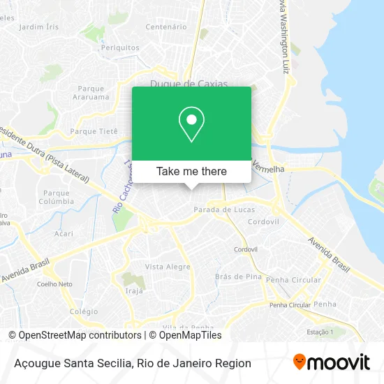 Açougue Santa Secilia map