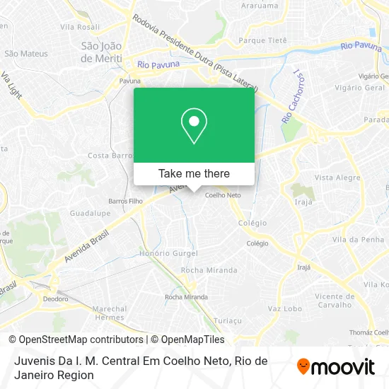 Juvenis Da I. M. Central Em Coelho Neto map