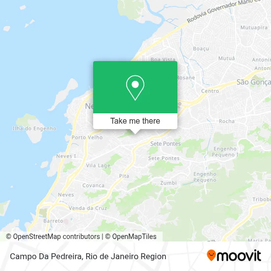 Campo Da Pedreira map