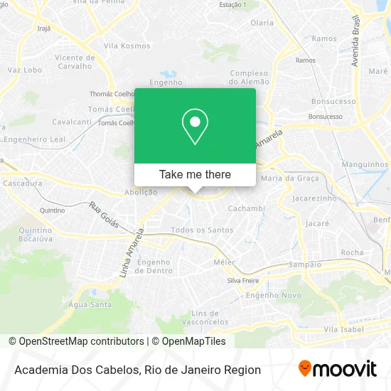 Academia Dos Cabelos map