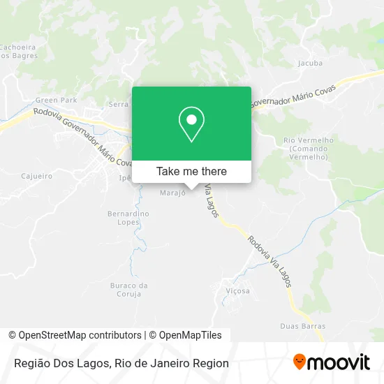 Região Dos Lagos map