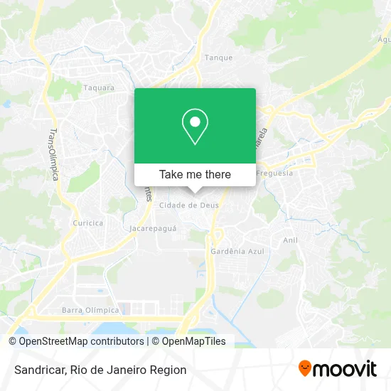 Sandricar map