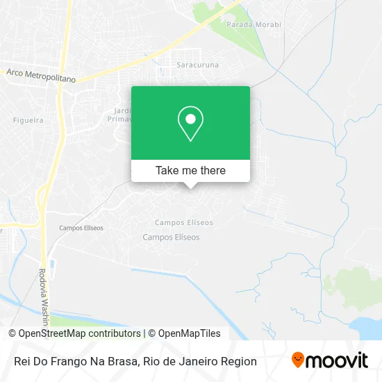 Rei Do Frango Na Brasa map