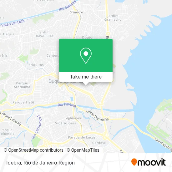Idebra map