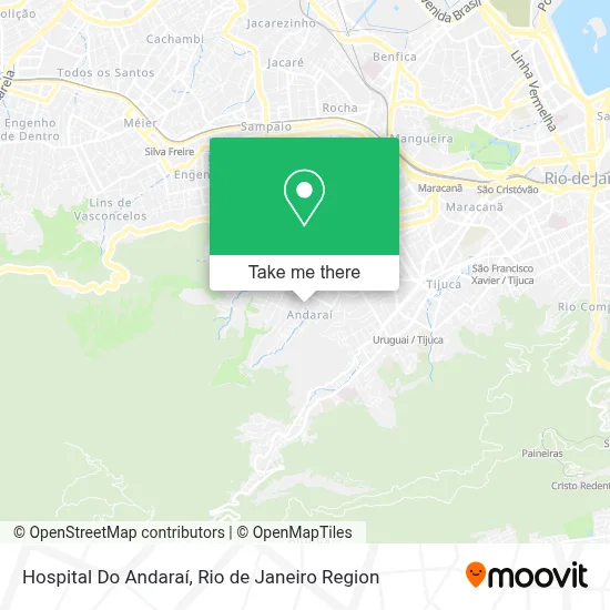 Hospital Do Andaraí map