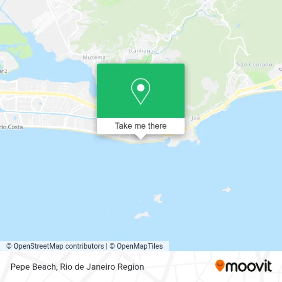 Pepe Beach map