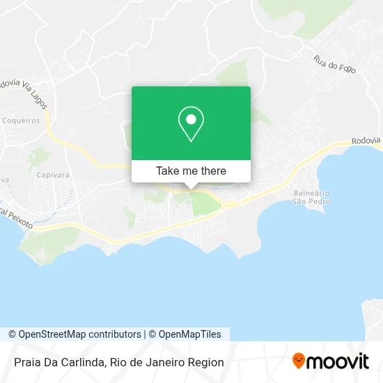 Praia Da Carlinda map