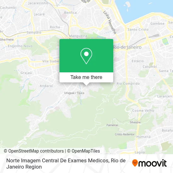 Norte Imagem Central De Exames Medicos map