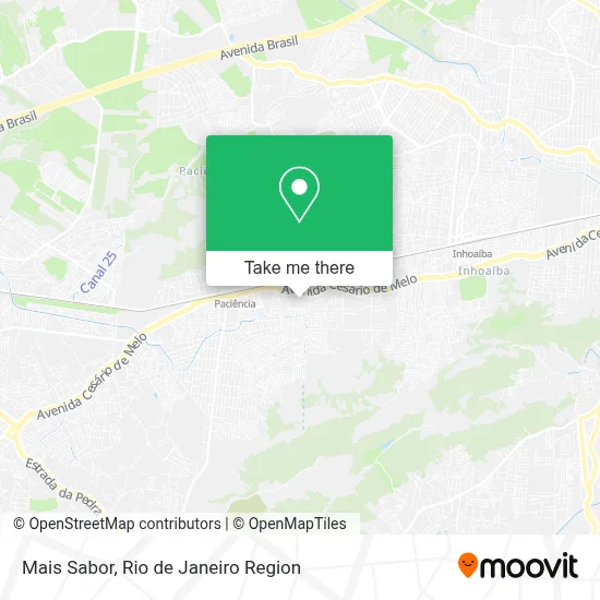 Mais Sabor map