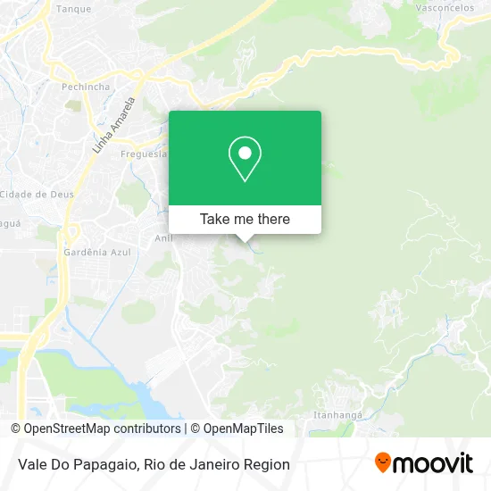 Vale Do Papagaio map