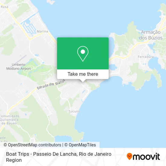 Boat Trips - Passeio De Lancha map