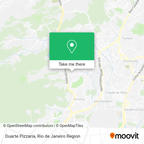 Duarte Pizzaria map