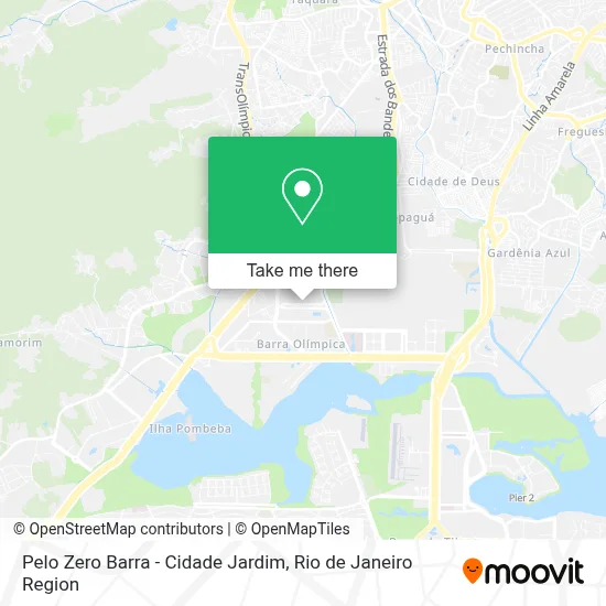 Pelo Zero Barra - Cidade Jardim map