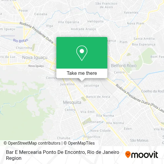 Bar E Mercearia Ponto De Encontro map