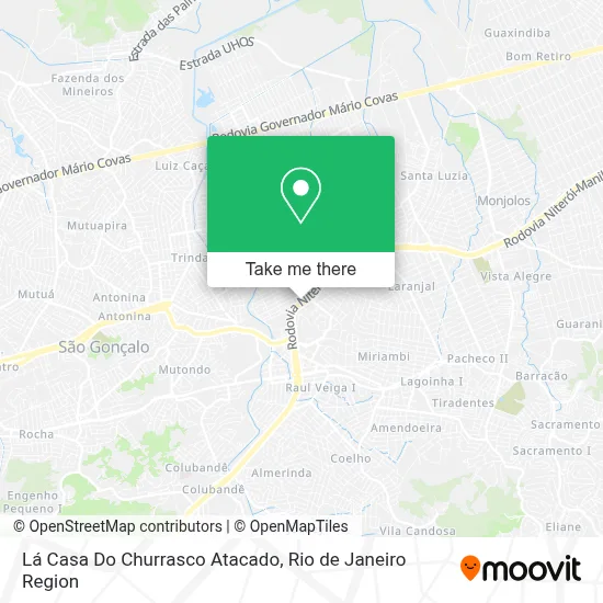 Lá Casa Do Churrasco Atacado map