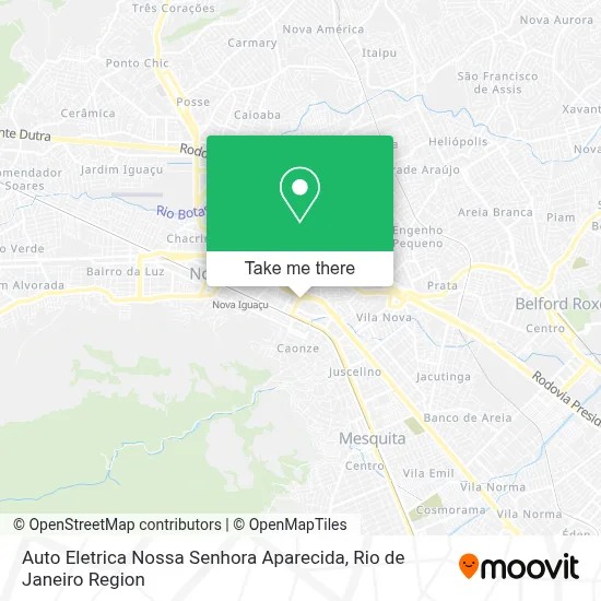 Auto Eletrica Nossa Senhora Aparecida map
