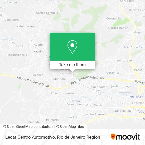 Lecar Centro Automotivo map