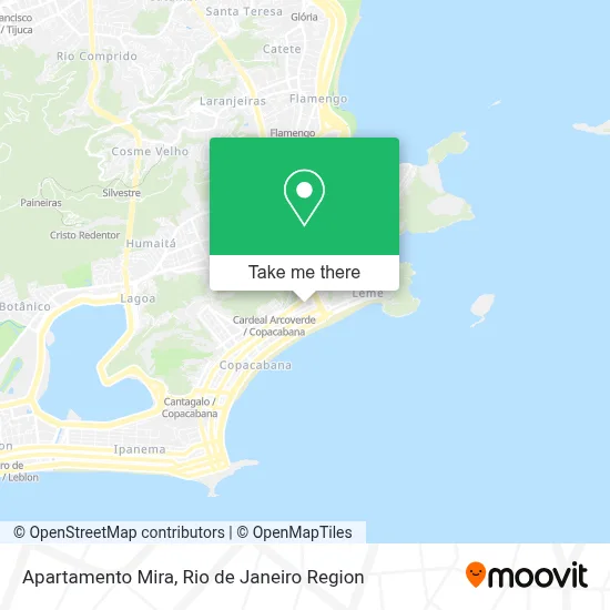 Apartamento Mira map
