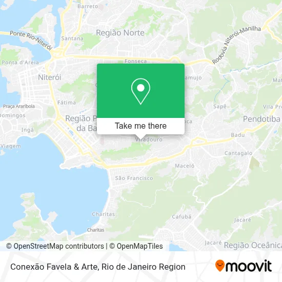 Conexão Favela & Arte map