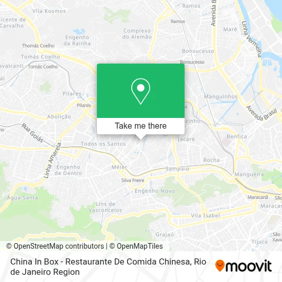 China In Box - Restaurante De Comida Chinesa map