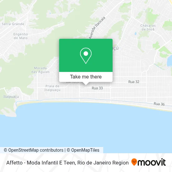 Affetto - Moda Infantil E Teen map