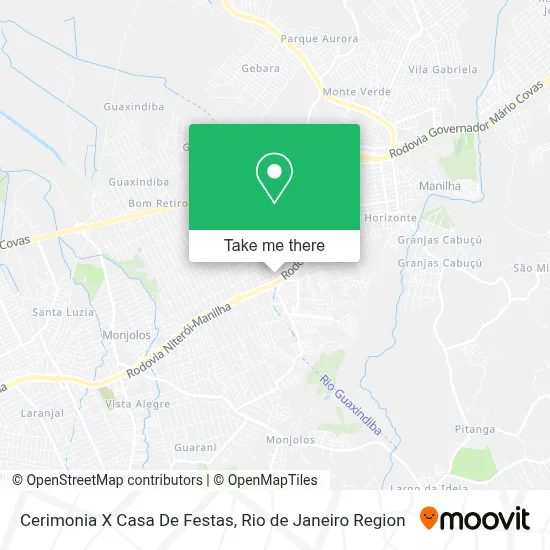Cerimonia X Casa De Festas map