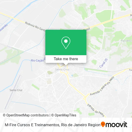 M-Fire Cursos E Treinamentos map