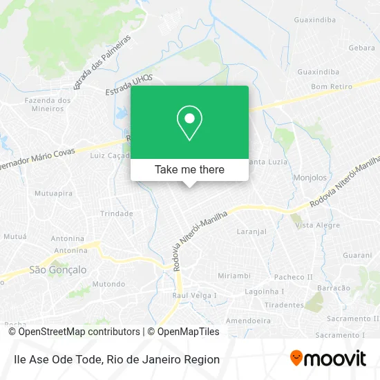 Ile Ase Ode Tode map