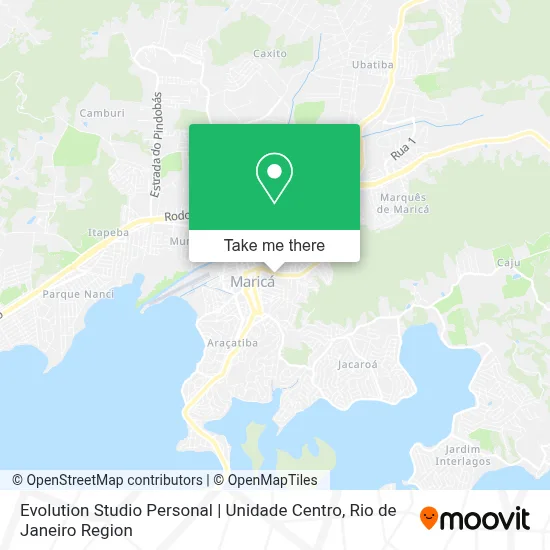 Evolution Studio Personal | Unidade Centro map