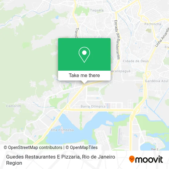 Guedes Restaurantes E Pizzaria map