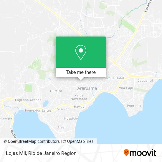 Lojas Mil map