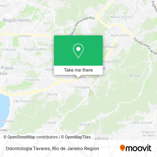 Odontologia Tavares map