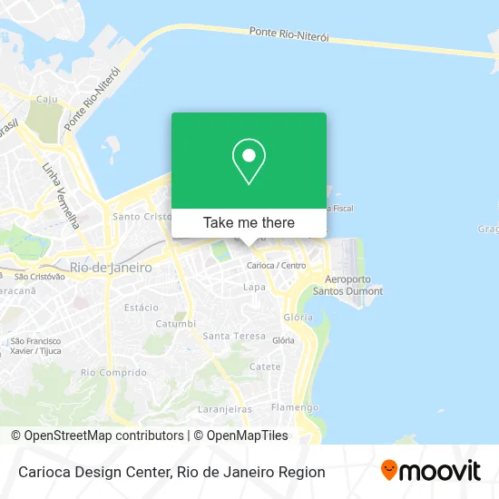 Carioca Design Center map
