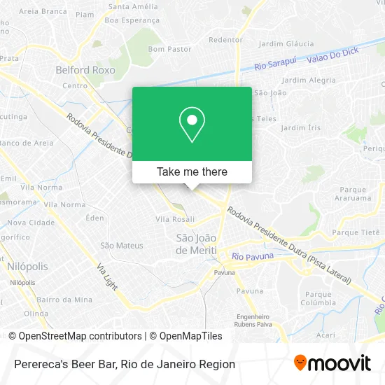 Perereca's Beer Bar map