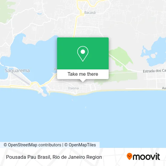 Pousada Pau Brasil map