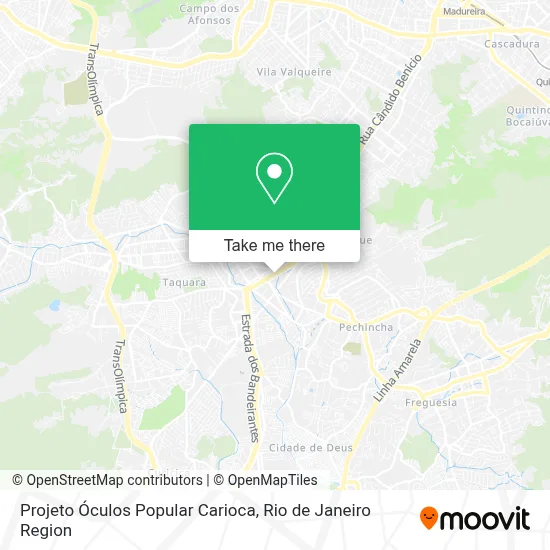 Projeto Óculos Popular Carioca map
