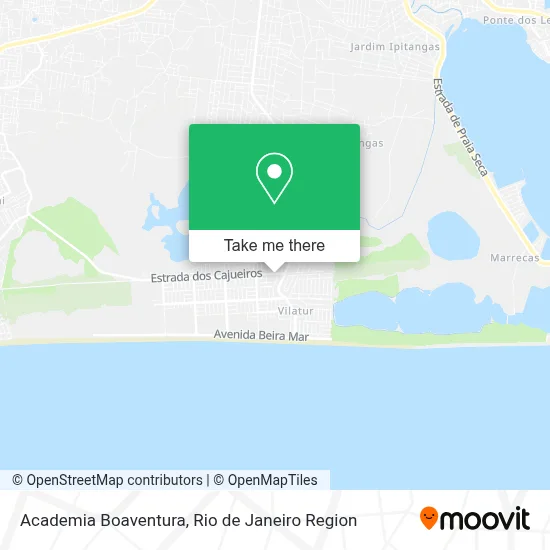 Academia Boaventura map
