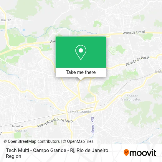Tech Multi - Campo Grande - Rj map