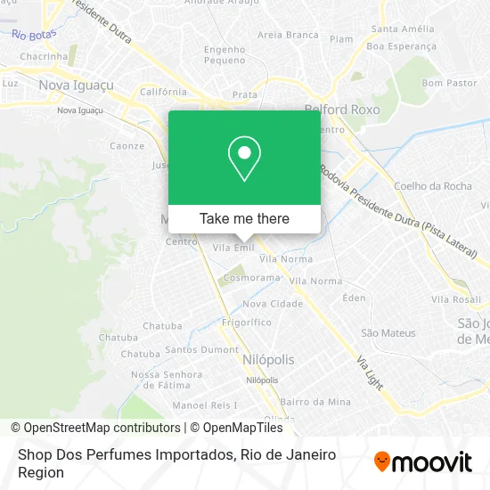 Shop Dos Perfumes Importados map