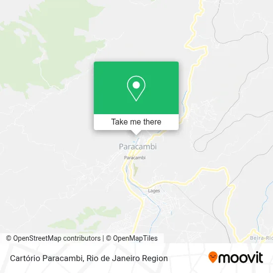 Cartório Paracambi map