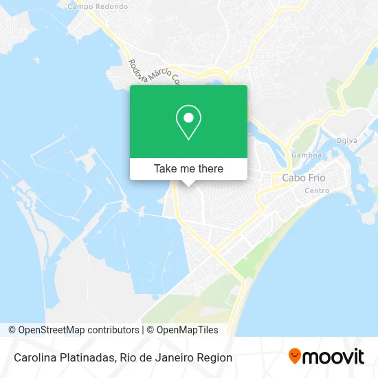 Carolina Platinadas map