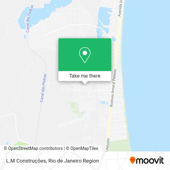 L.M Construções map