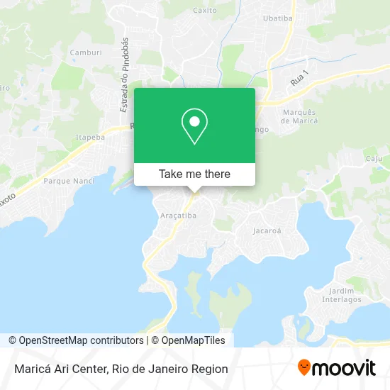 Maricá Ari Center map