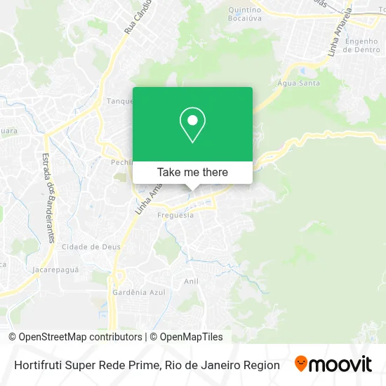 Hortifruti Super Rede Prime map