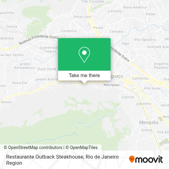 Restaurante Outback Steakhouse map