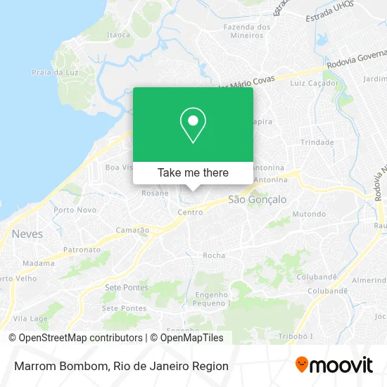 Marrom Bombom map