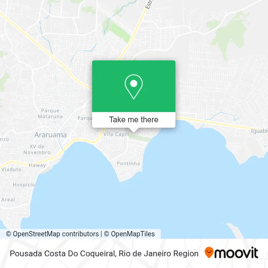 Pousada Costa Do Coqueiral map
