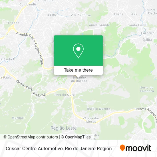 Criscar Centro Automotivo map