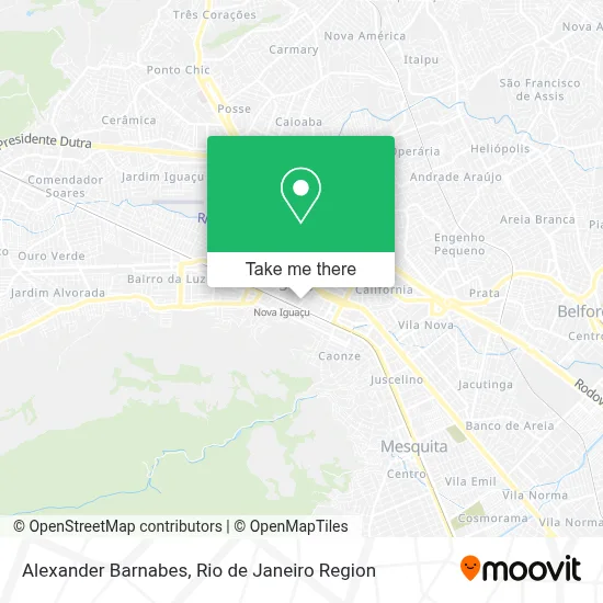 Alexander Barnabes map